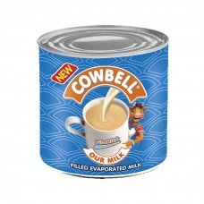 Cowbell filled evaporated milk tin 160g.