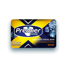 Premier Cool Sport Anti-Bacterial Bar Soap (110 g x 6) Pack